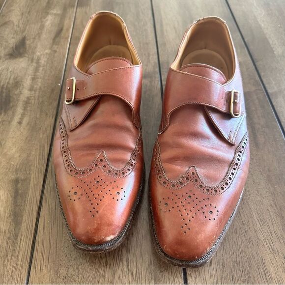 C&J for Brooks Brothers Peal & Co Single Monk (Very Rare) sz 10 - Picture 2 of 11